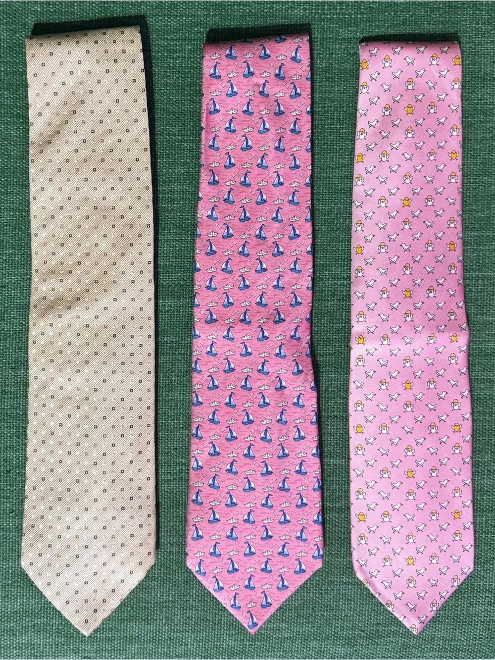 Lot Of 11 Summer Spring Ties Designer Silk Brooks Brothers Makers Zegna Tie +